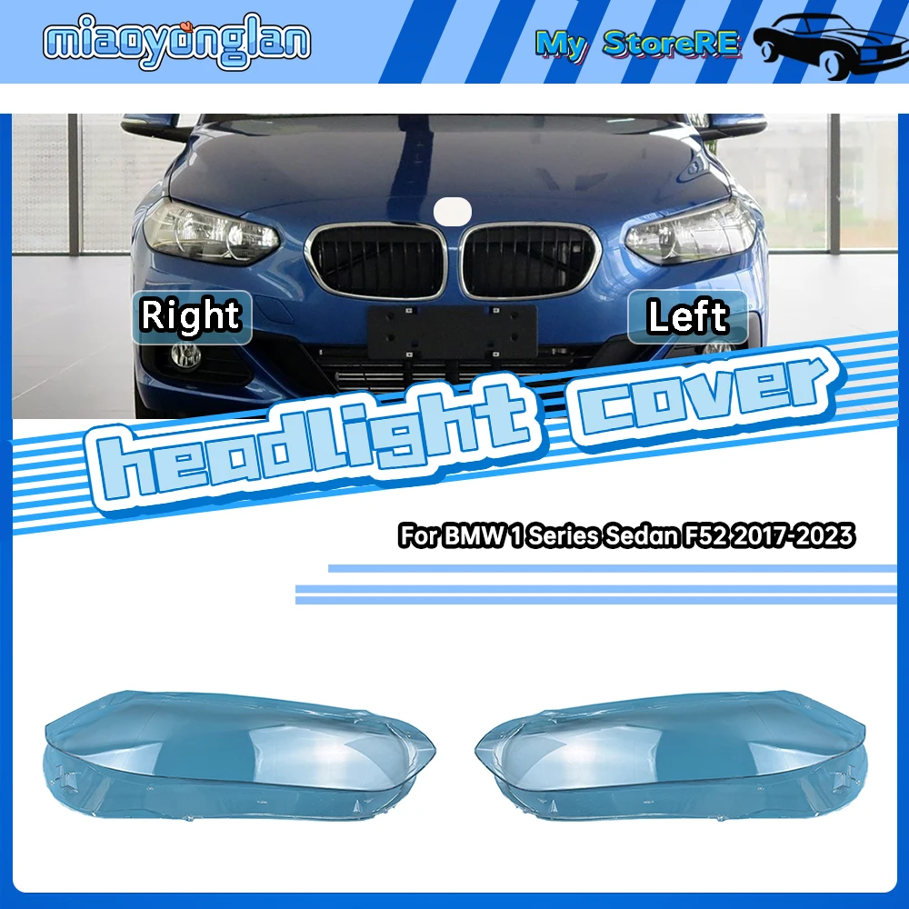 

For BMW 1 Series Sedan F52 2017-2023 Headlamp Cover Transparent Headlight Shell Lens Plexiglass Replace Original Lampshade