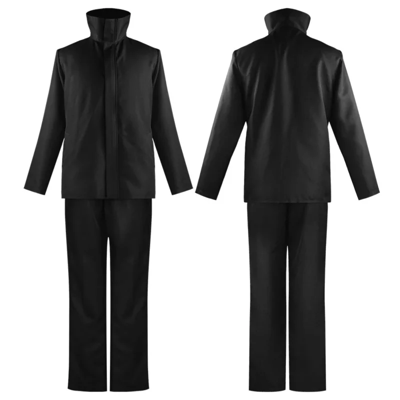 الدب دن أنيمي Jujutsu Kaisen Gojo Satoru بلايز السراويل لصقة عين الباروكات مجموعة تأثيري حلي الكبار رجل موحد البدلة Carni جديد 2025