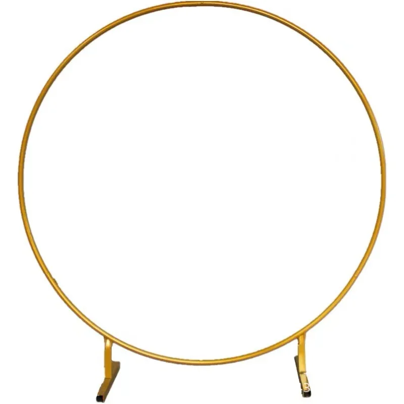 

Manufacturer production and wholesale wedding wrought iron ring versatile shape detachable assembly color door celebration