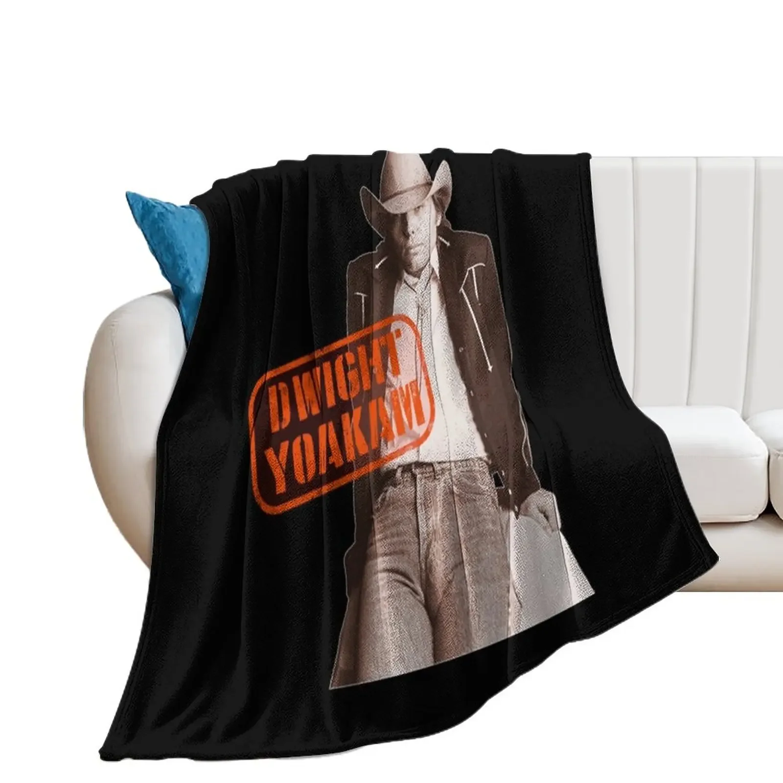 Dwight Yoakam T-ShirtDwight Yoakam 'The Bulge' __ Country Icon Tribute Throw Blanket Weighted Hairy Softest Blankets