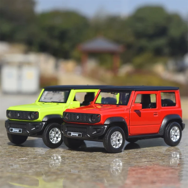 1:32 Suzuki Jimny SUV coche de aleación fundido a presión y vehículos de juguete modelo de coche modelo a escala en miniatura coche para niños