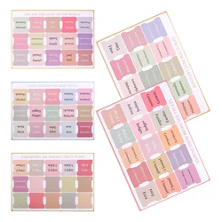 5Sheets Bible Index Label Sticker Fluorescent Index Tabs Sticky Note For Page Marker Planner Stickers Office Study Reading