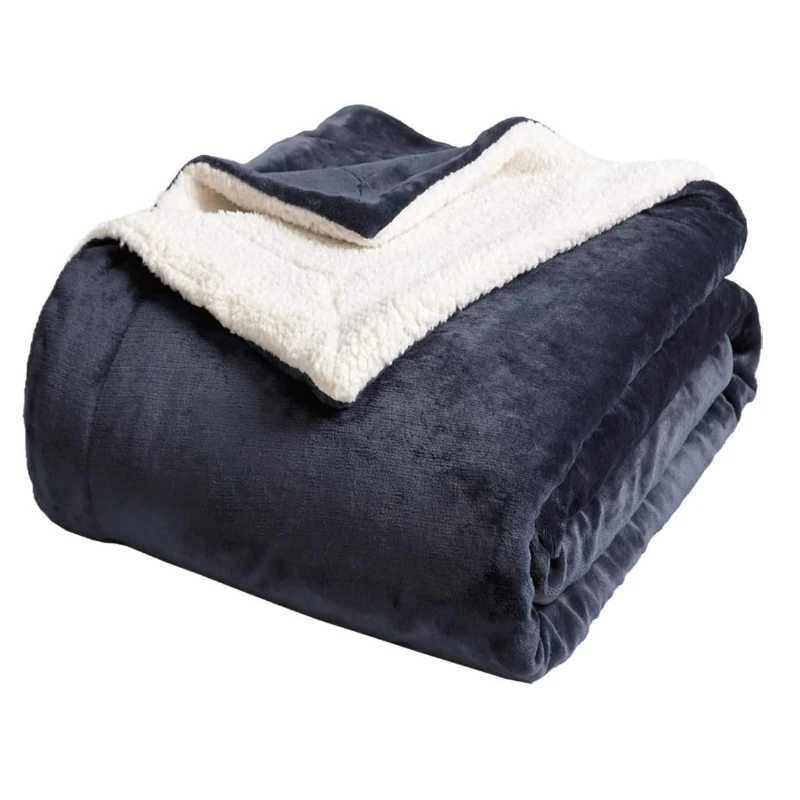 

FCC Certified Electric Blanket Single Size Quick Heat Energy Saving Adjustable Thermostat Flannel Throw Auto Shut Off US Plug