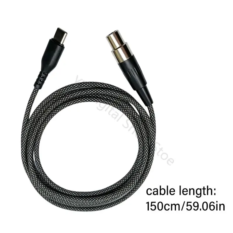 96BA Mini 3-poliges Kopfhörerkabel mit Typ C für Q701 Q702 K702 K712 K240 – Detail 6