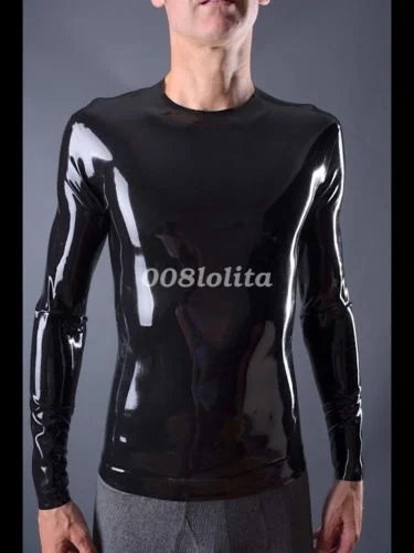 

Latex Loves Men Handsome Black Doublet Jacket Top Size XXS-XXL