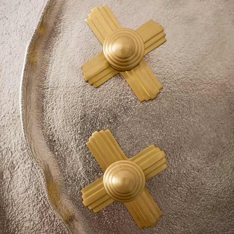 Home Decor/Diy Creative Bedroom Handle Gold Brass Hardware Furniture Small Knobs for Shoe Cabinet Kitchen Cupboard Drawer Pulls
