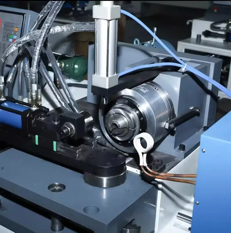 Automatic Steel Tube End Forming & Sealing Machine with Gearbox for Stainless Steel Pipes High Frequency Pipe Head Shrinking