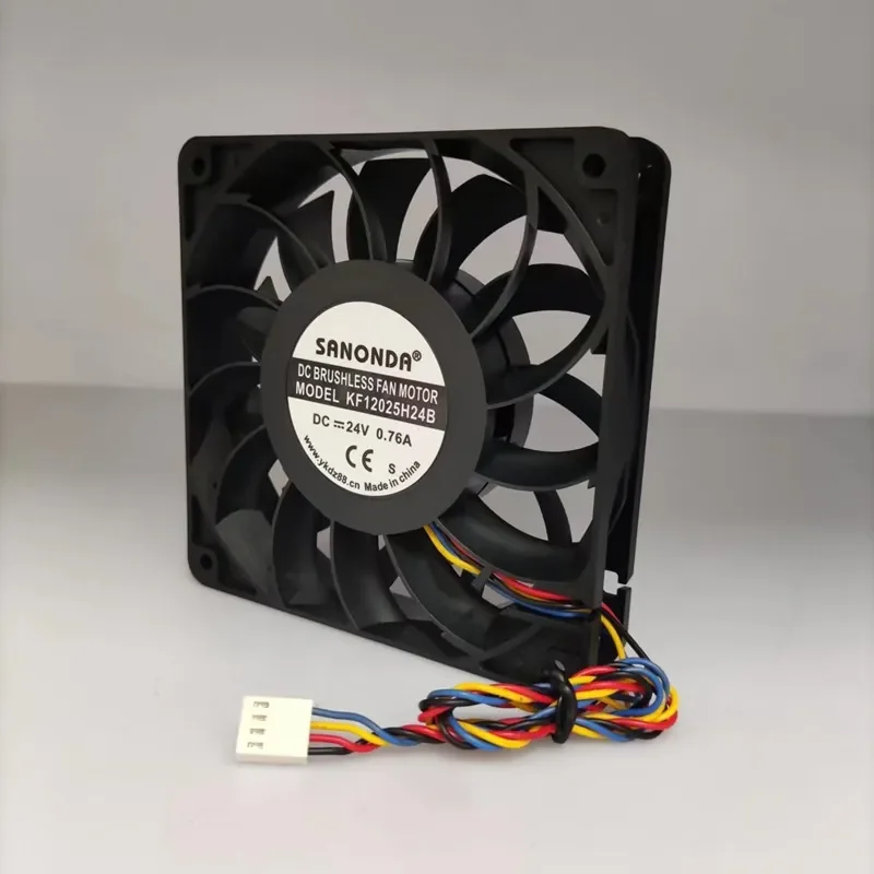 For 12025 BBQ Grill Fan 24V 0.76A Cooling Equipment Large Air Volume Chassis Fan 12cm High Quality Low Price