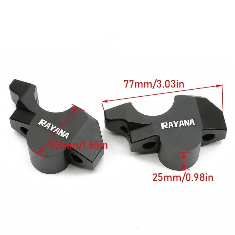 Motorcycle Premium Pull-Back Handlebar Risers Handle Bar Clamp Extend Adapter For Triumph Speed 400 Scrambler 400X 2024