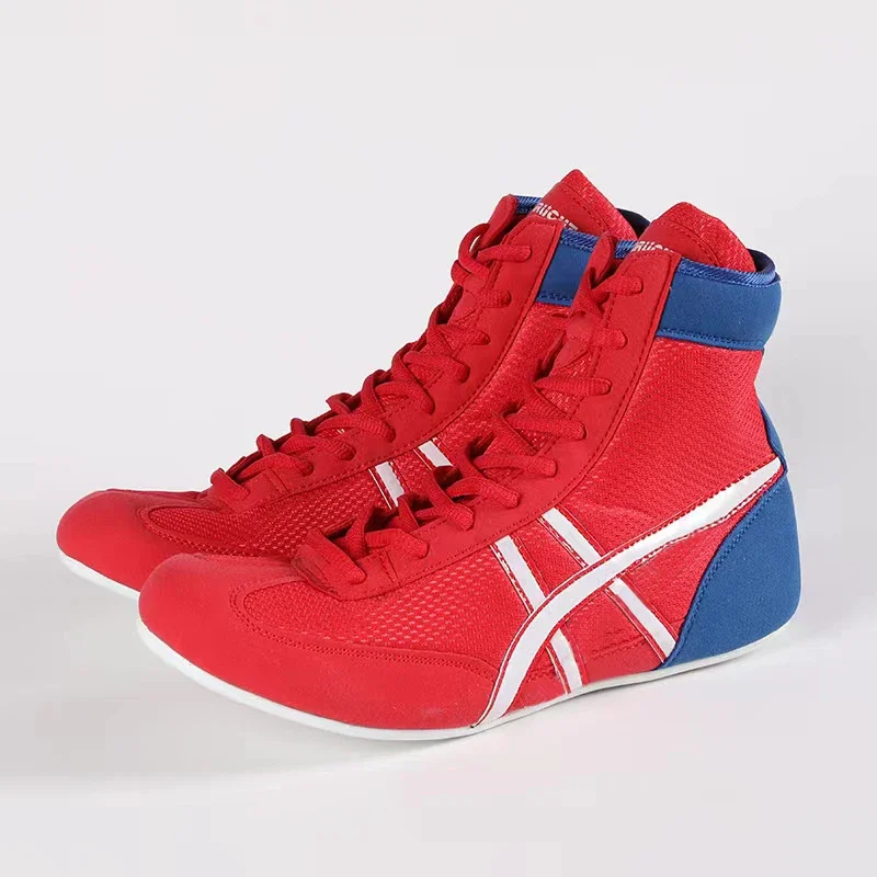 Weightlifting shoes boxing shoes breathable wear-resistant non-slip wrestling shoes fighting sports shoes gym training shoes image 5