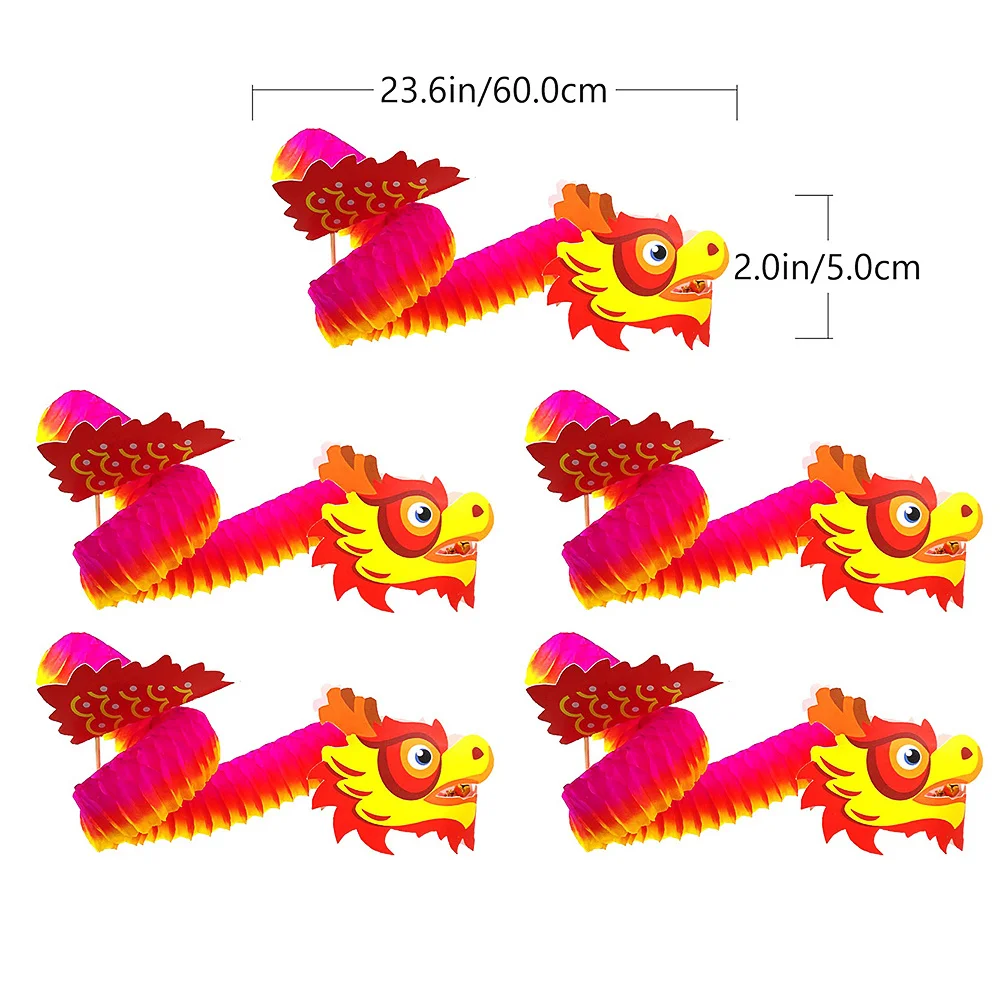 5세트 수제 종이 용 공예 키트 DIY 장식품 어린이 파티 용품 교육용 예술 활동 세트