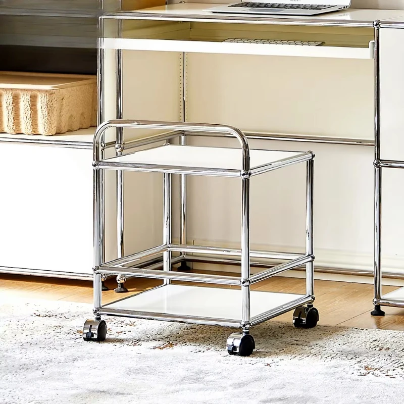 Modular stools, simple trolleys, sofas, small side tables, stainless steel storage racks, used modular coffee chairs
