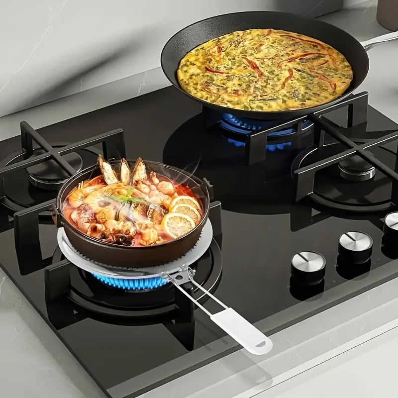 Double Thickening Heat Diffuser Reducer Flame Guard Simmer Plate Stainless Steel for Gas Stovetops Kitchen Heat Diffuser