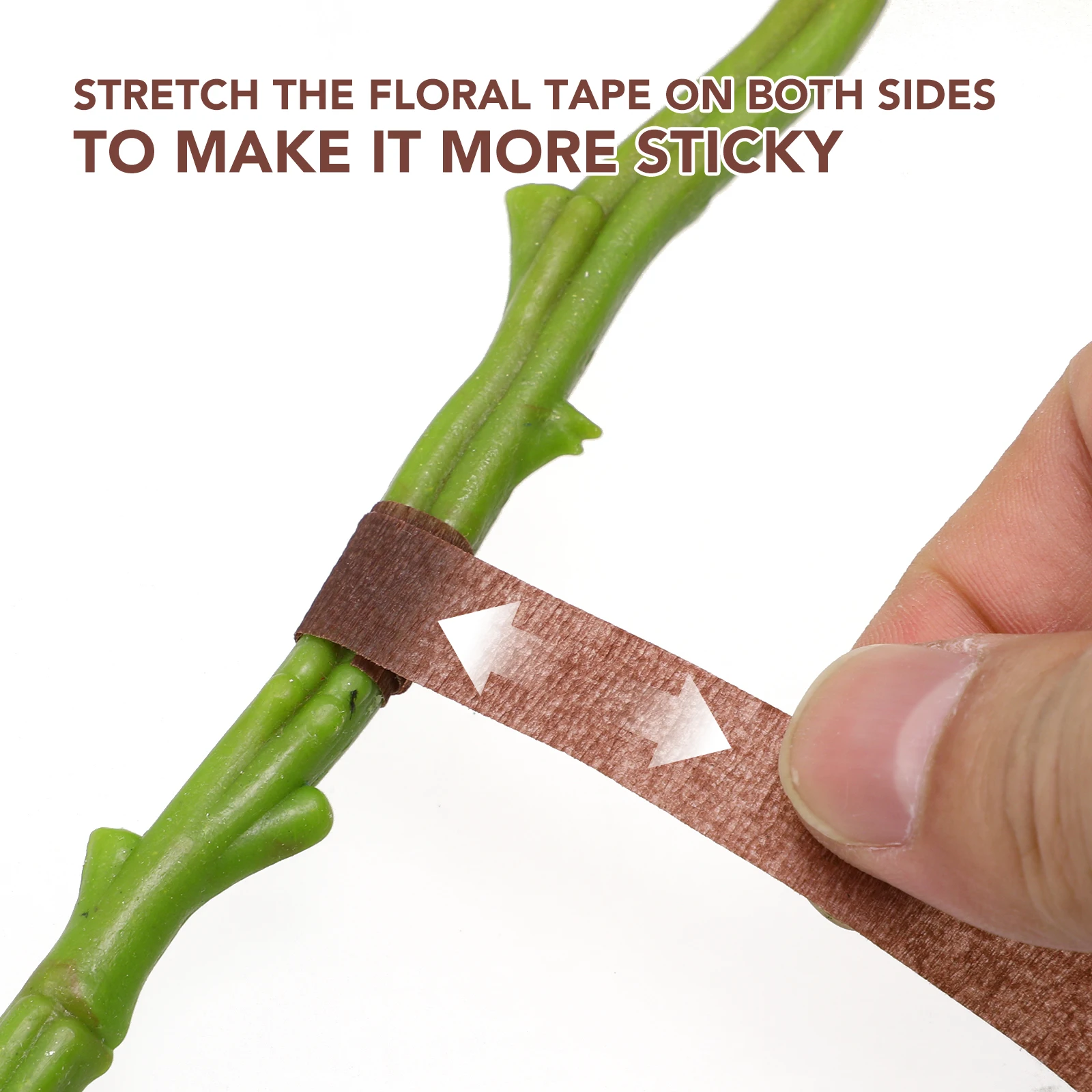 

4 Rolls Floral Tape Green Decorations for Flowers Bouquet Bundling Adhesive Indoor