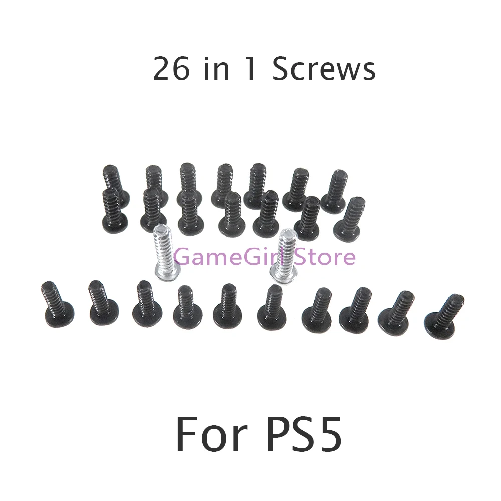 1set 26 in 1 Handle Full Set Screws For PlayStation 5 PS5 Controller Repair Replacement Kits