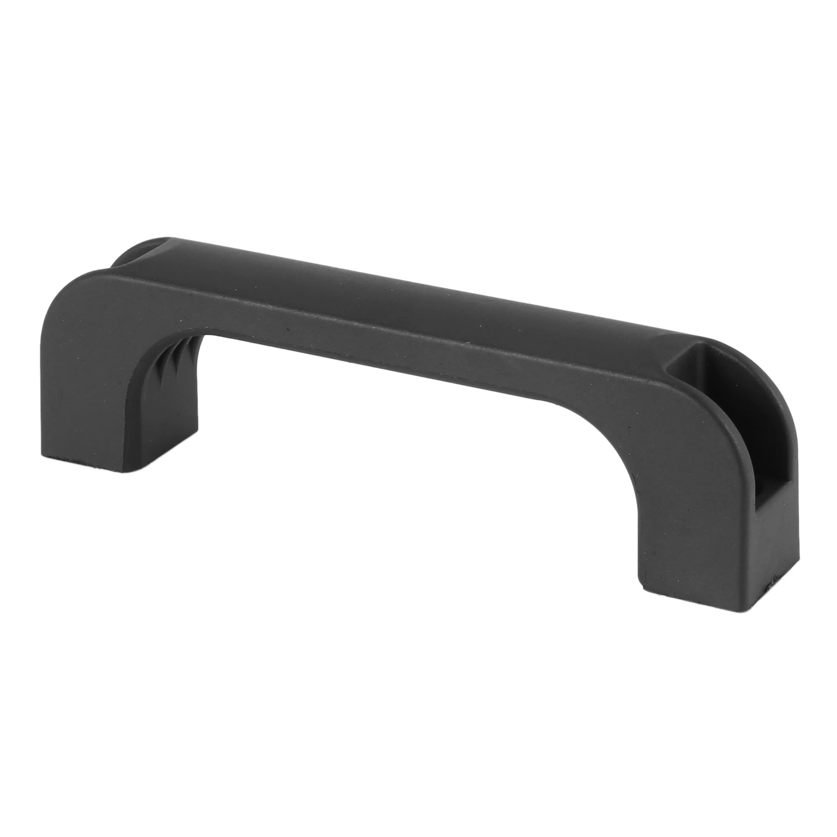 Door Cabinet Black Plastic Rectangular Pull Handle 5.2