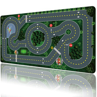 Oversized thick durable racecourse game keyboard mouse pad Office home multi-model laptop computer desk work floor mat