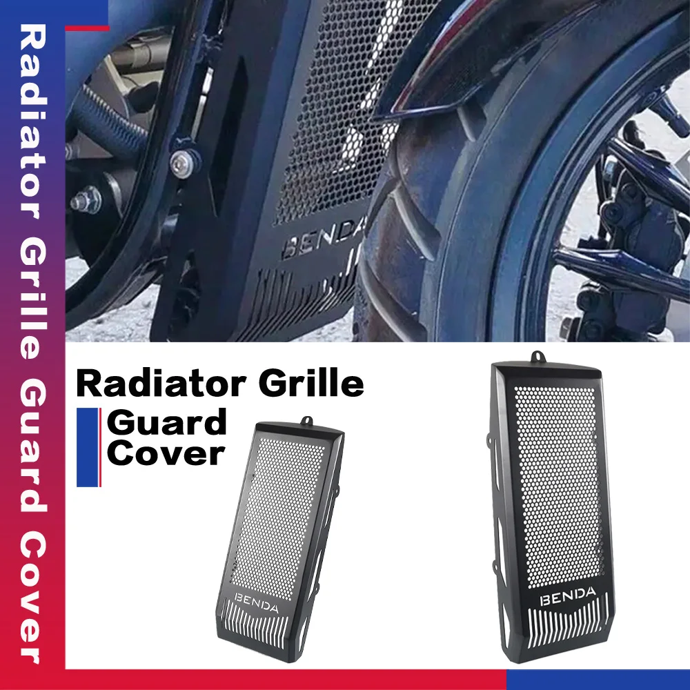 

Motorbike Parts New FOR BENDA BD300 BD 300 BD-300 Radiator Grille Guard Cover Protector Motorcycle Accessories aluminium 300 BD