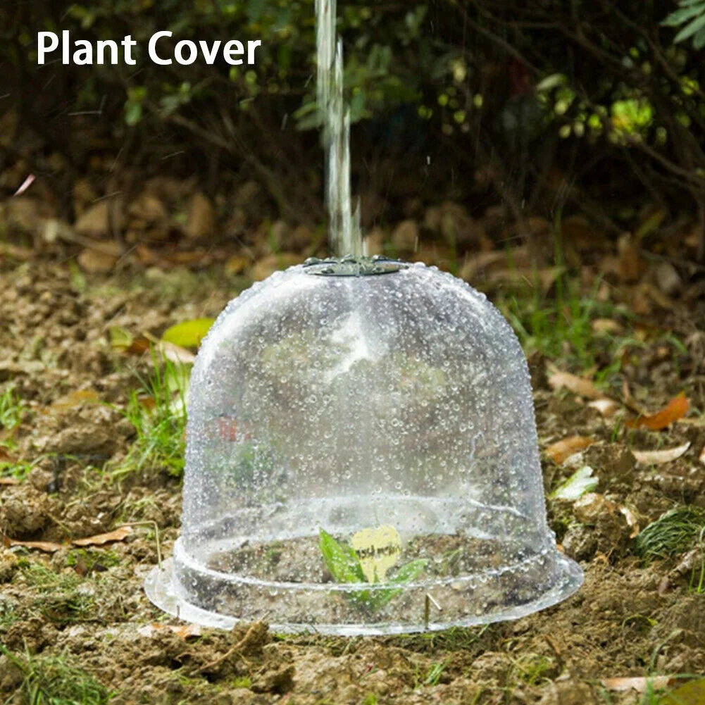 Plant Bell Cover Dome Anti-freeze Transparent Protector Cover Mini Greenhouse Outdoor Garden Plant Protect