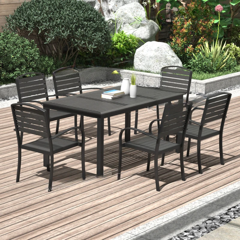 

Nordic Modern Outdoor Garden Table Patio Lounge Dining Chairs Balcony Lawn Terrace Giardino Arredo Garden Furniture Sets