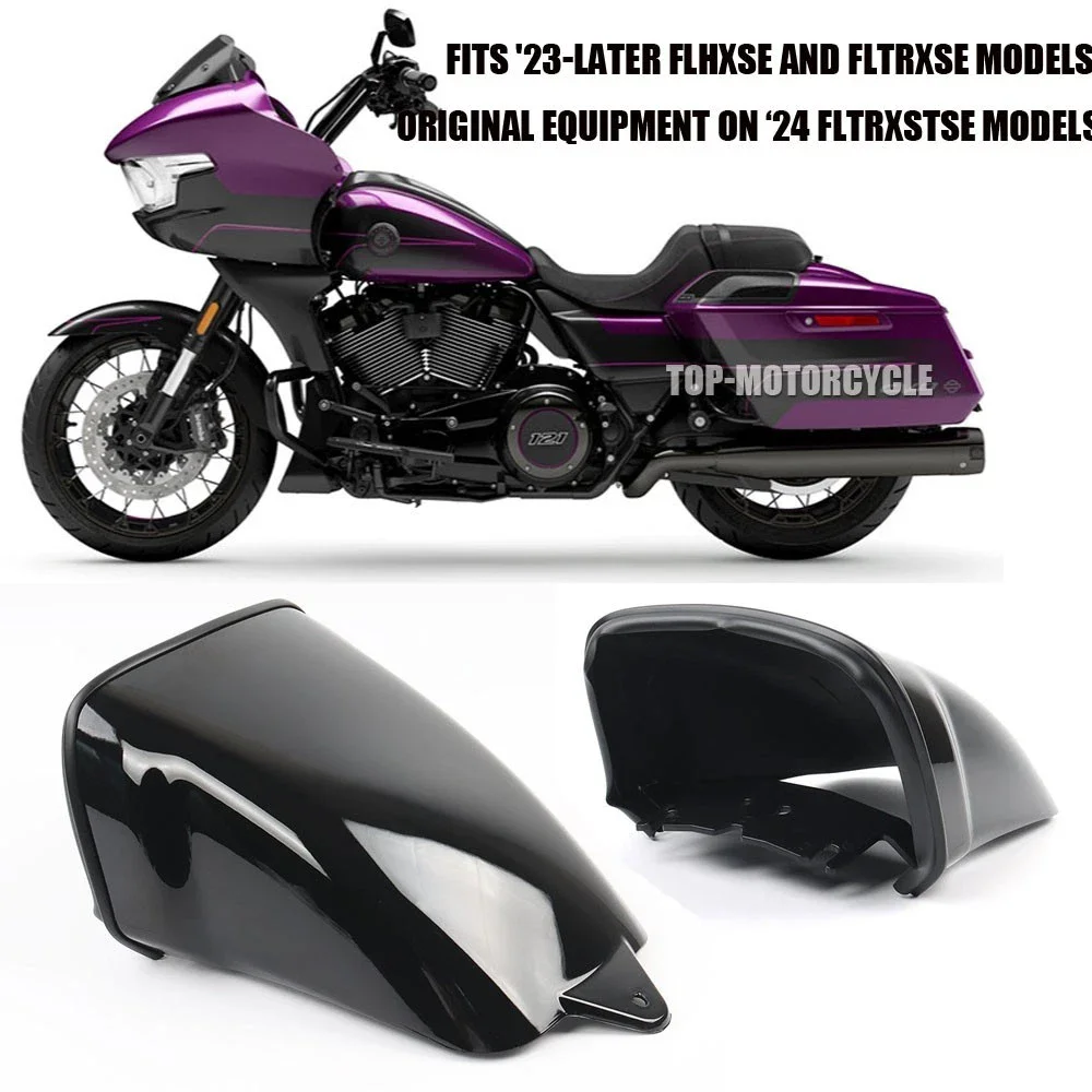 

For Harley Touring CVO Road Glide FLTRXSE New Motorcycle Cover Rear Hump Cover Cowl Fairing Passenger Seat Back Cover 2023 -2025