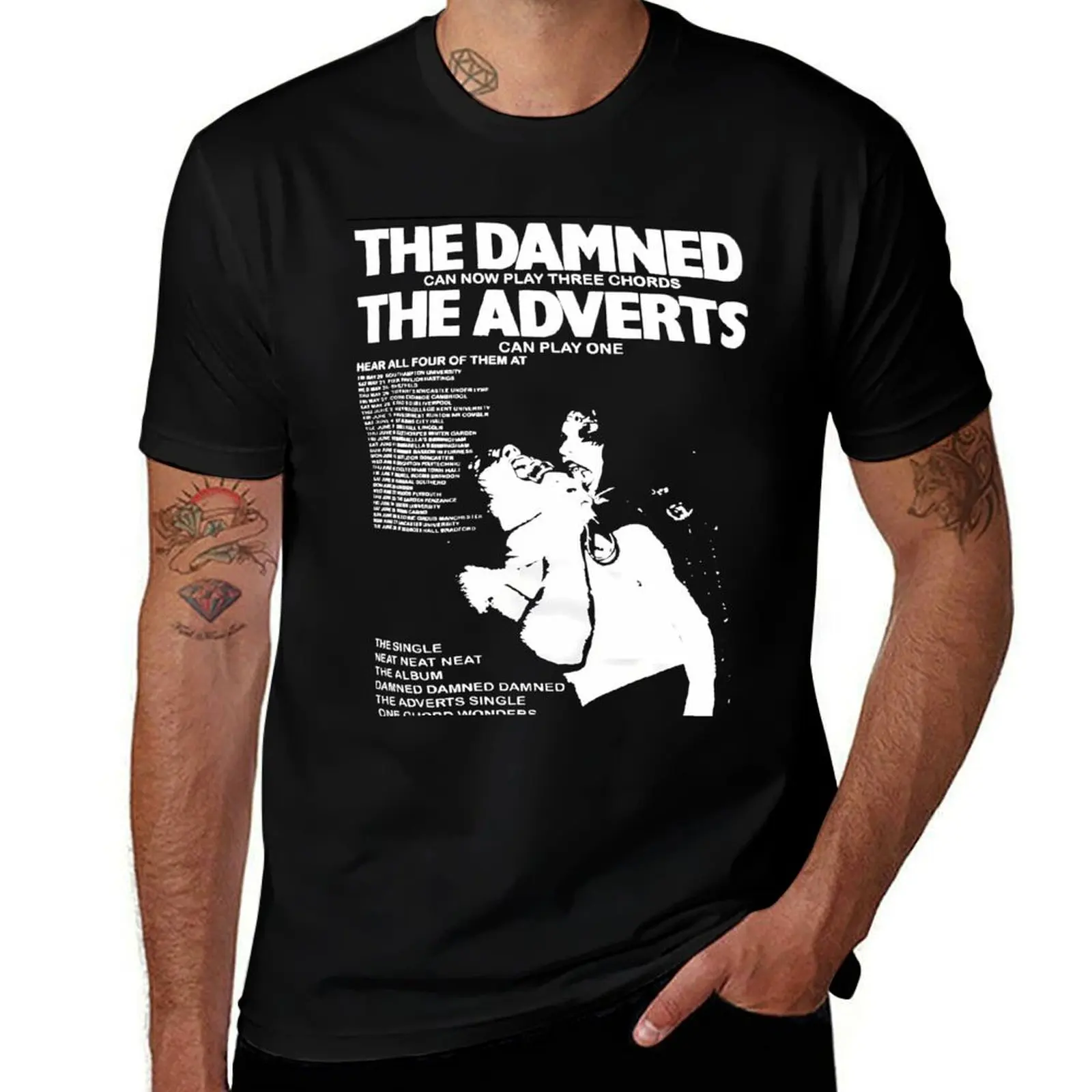 

The Punk Rock Band - The Black Album T-Shirt t shirt for man funny t shirts cotton