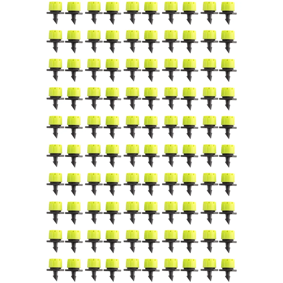 Система капельного орошения 100 шт., регулируемый разбрызгиватель, микротип, 1/4 дюйма, Садовые принадлежности
