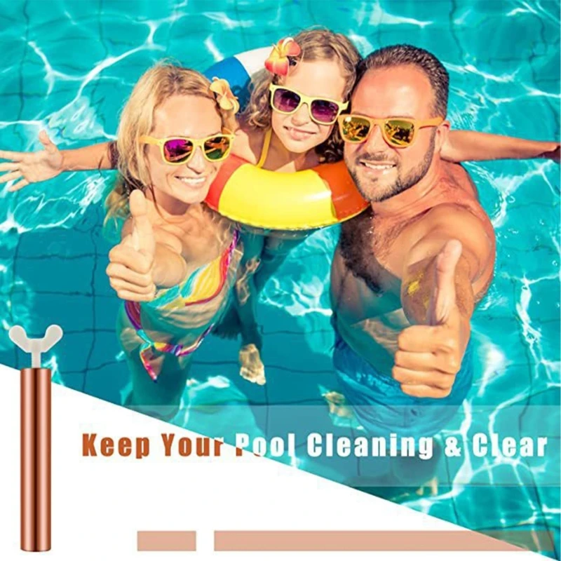 Solar Pool Ionizer Easy Installation Water Purifiers Solar Replacement Copper Anodes Swimming Pool Accessories Enduring 37JD