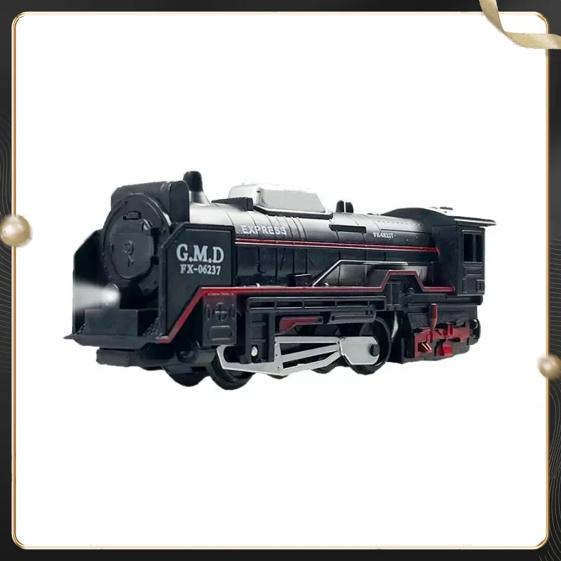 Zestaw kolejek elektrycznych z symulacją świateł pociągu, model kolejki szybkiej, zabawka dla chłopców i dziewczynek w wieku od 3 do 6 lat, rok 2025.