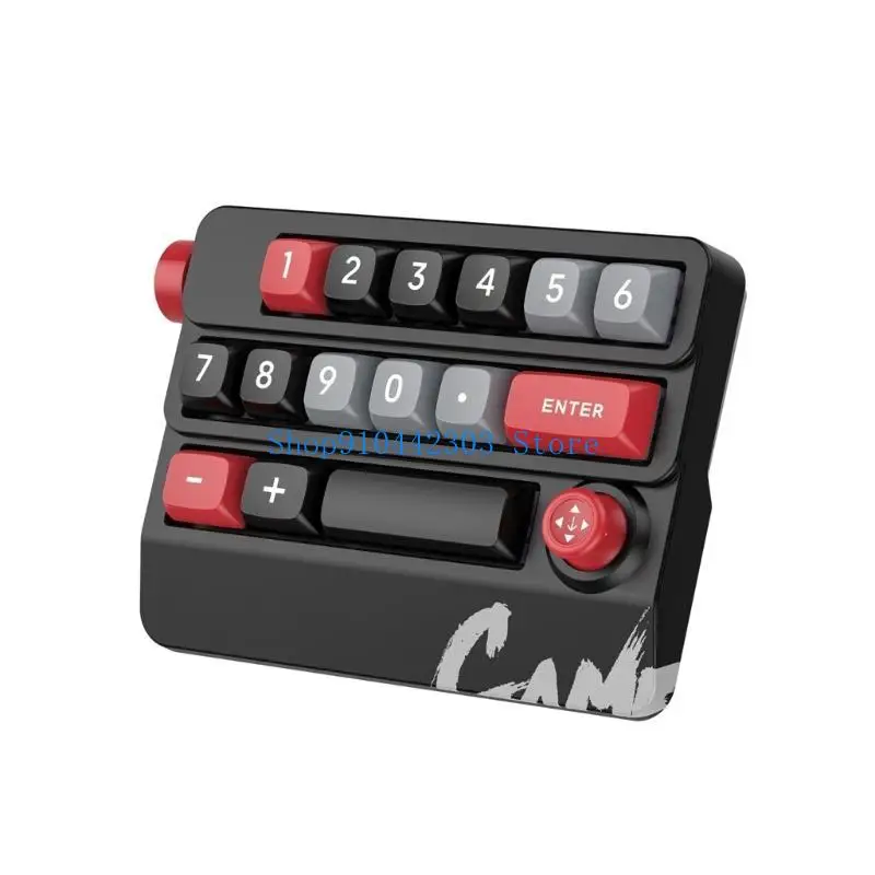 652F Hot Swappable Corded Mechanical Keyboard with Joystick for Gaming