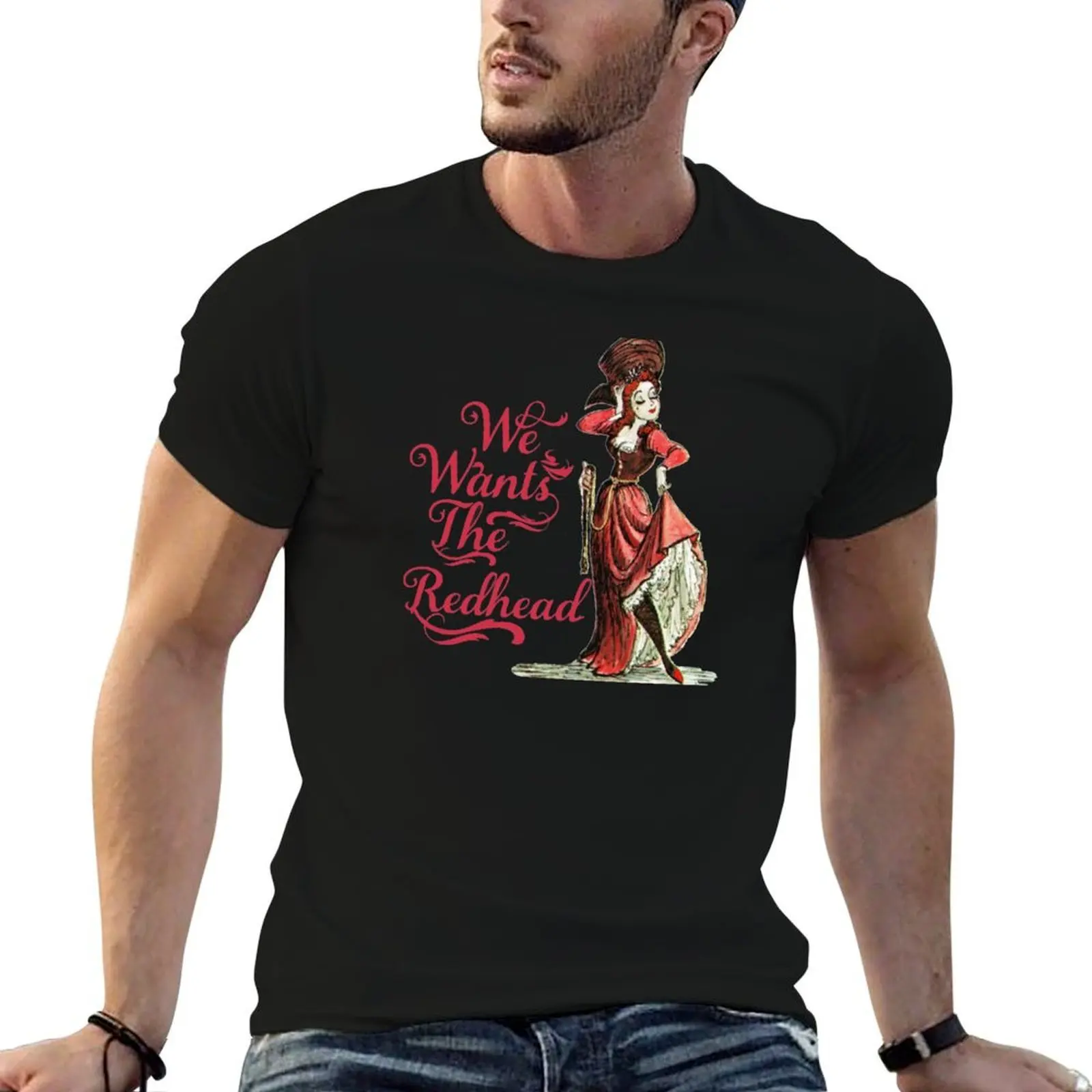 We Wants the Red Head T-Shirt heavyweights oversized t shirt mens t shirt