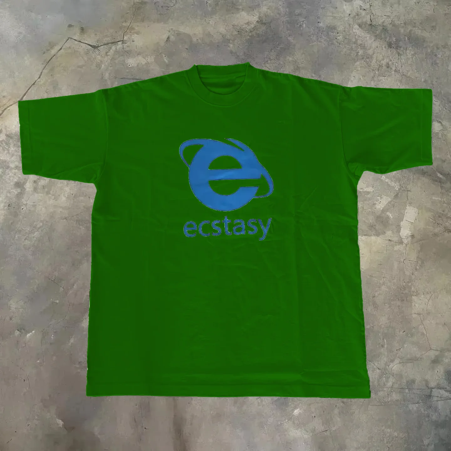 Streetwear Ecstasy New T Shirt Y2K Men's Harajuku White T-shirt Letter Pattern Printing Oversize Loose Short-sleeved Gothic Top image 6