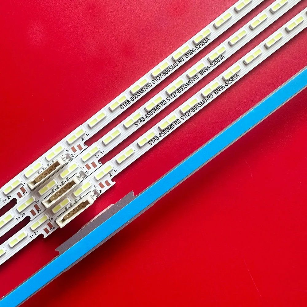 4PCS 466mm 52LEDS LED Backlight Strips For Samsung  S1Q7-850SM0-R0 S1A8-850SM0-R0 UE85AU8005K CY-SA085HGAV1H BN96-52583A