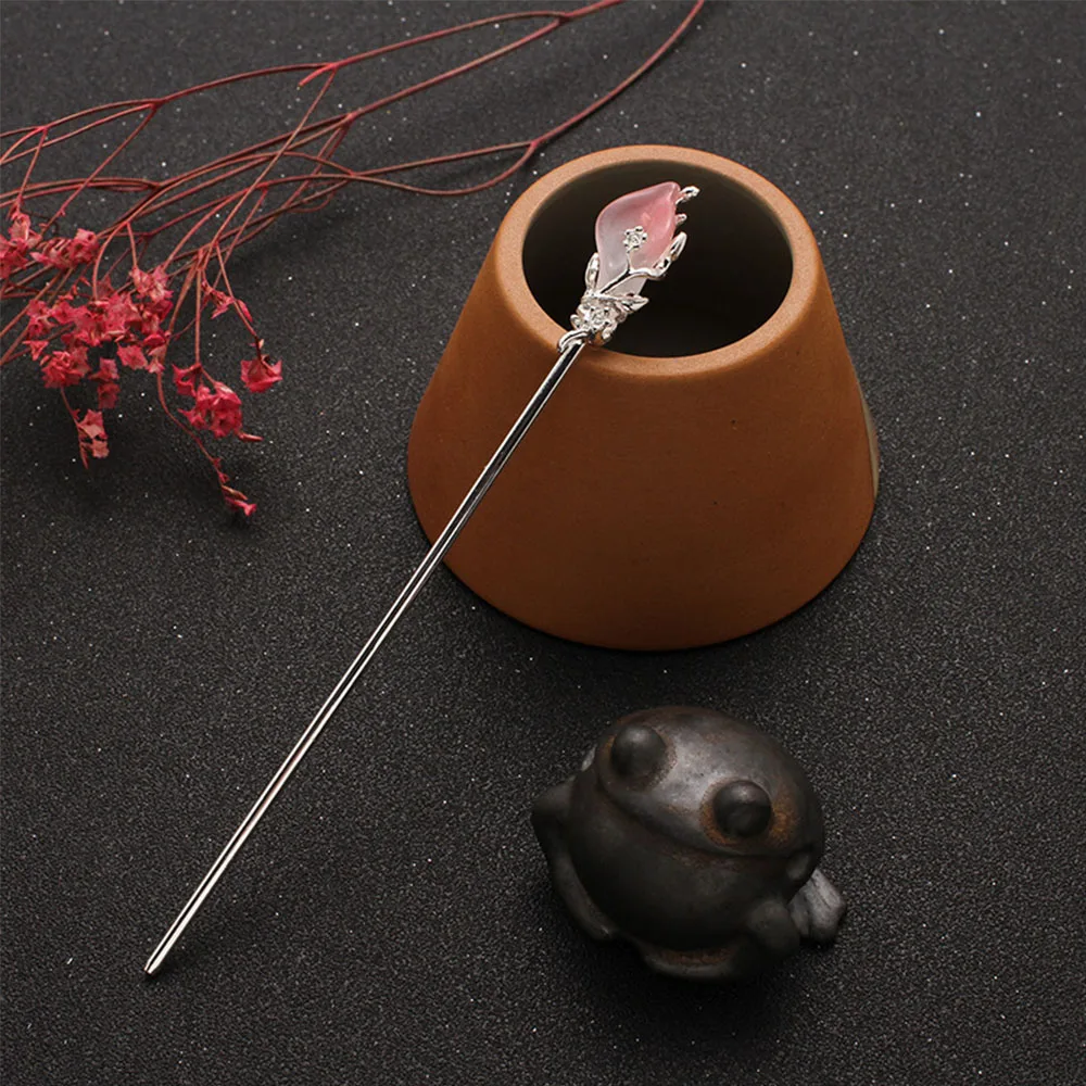 Women Female Hanfu Accessories Classic Chinese Style Metal Metal Hairpin Hair Stick Hair Fork Hair Chopsticks