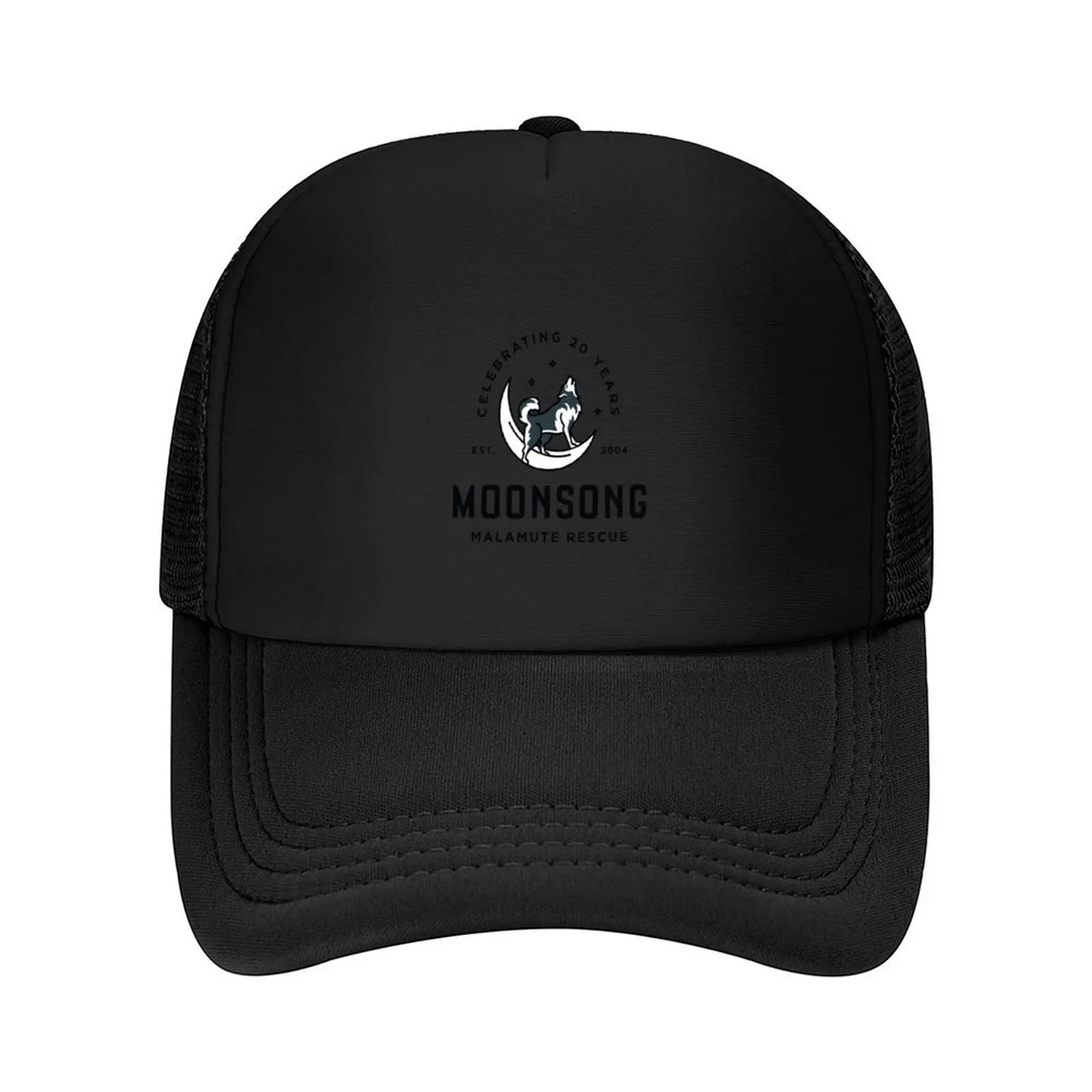 

Moonsong Malamute Rescue 20th Anniversary Stacked Logo Baseball Cap Hat men Hat Beach Golf Wear beach hat Men's Luxury Women's