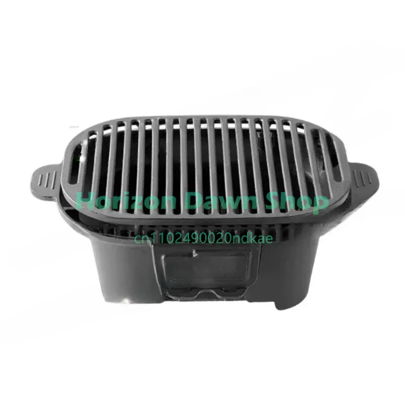 Small Portable Charcoal Grill Cast Iron Even Heat Distribution Yakitori Camping Grill