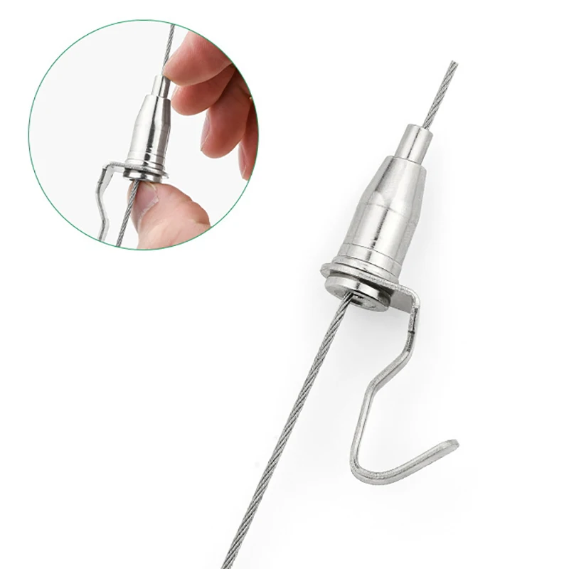 

Регулируемые крючки для троса с художественным дисплеем, 2 предмета, аксессуары для подвешивания галереи