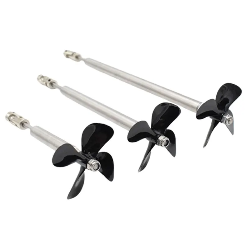 Pièces de rechange pour bateau Rc, arbre d'entraînement de 4mm + Joint universel + hélice à 4 pales pour bateau Rc