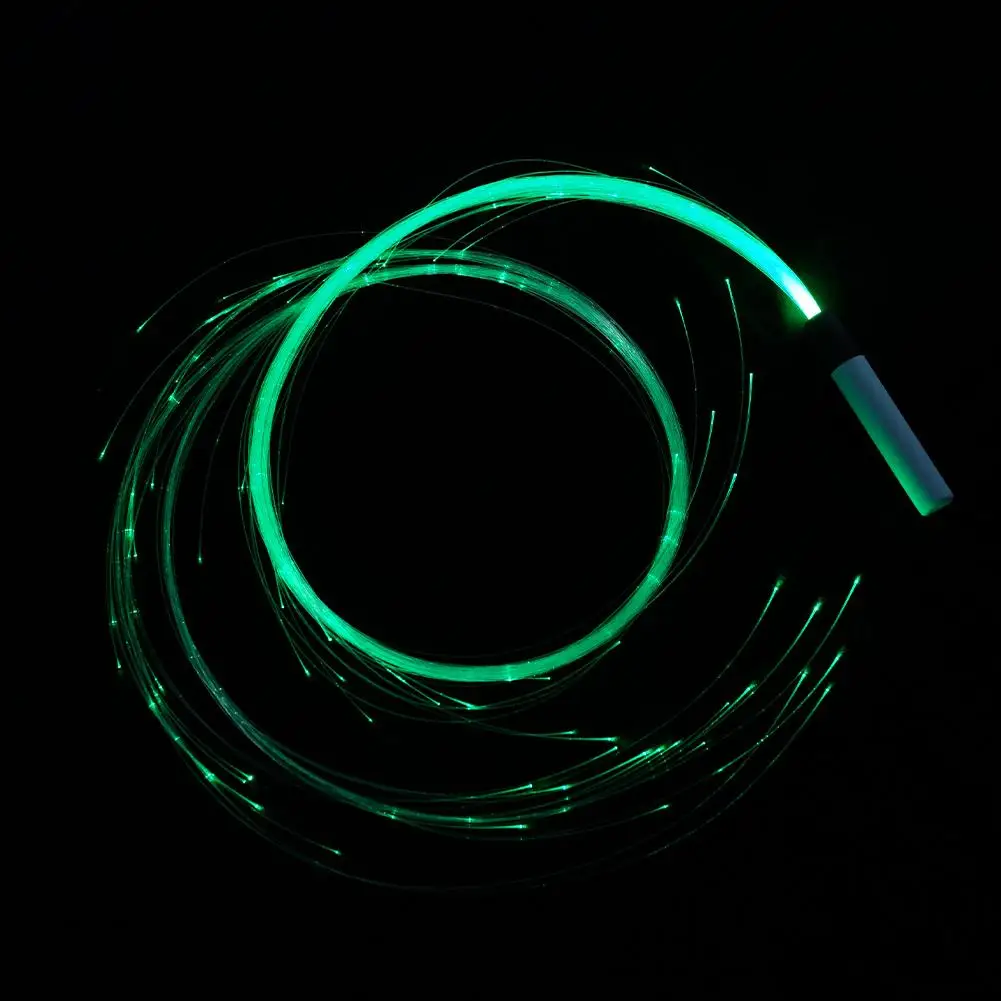 LED-Glasfaser-Peitsche für Raves, 5,6 Fuß 360° ° Schwenkbarer Pixel Whip Dance Space Whip (7 Farben 4 Modi) für LED-Lichtshows und EDM-Tanzfestivals – Detail 24