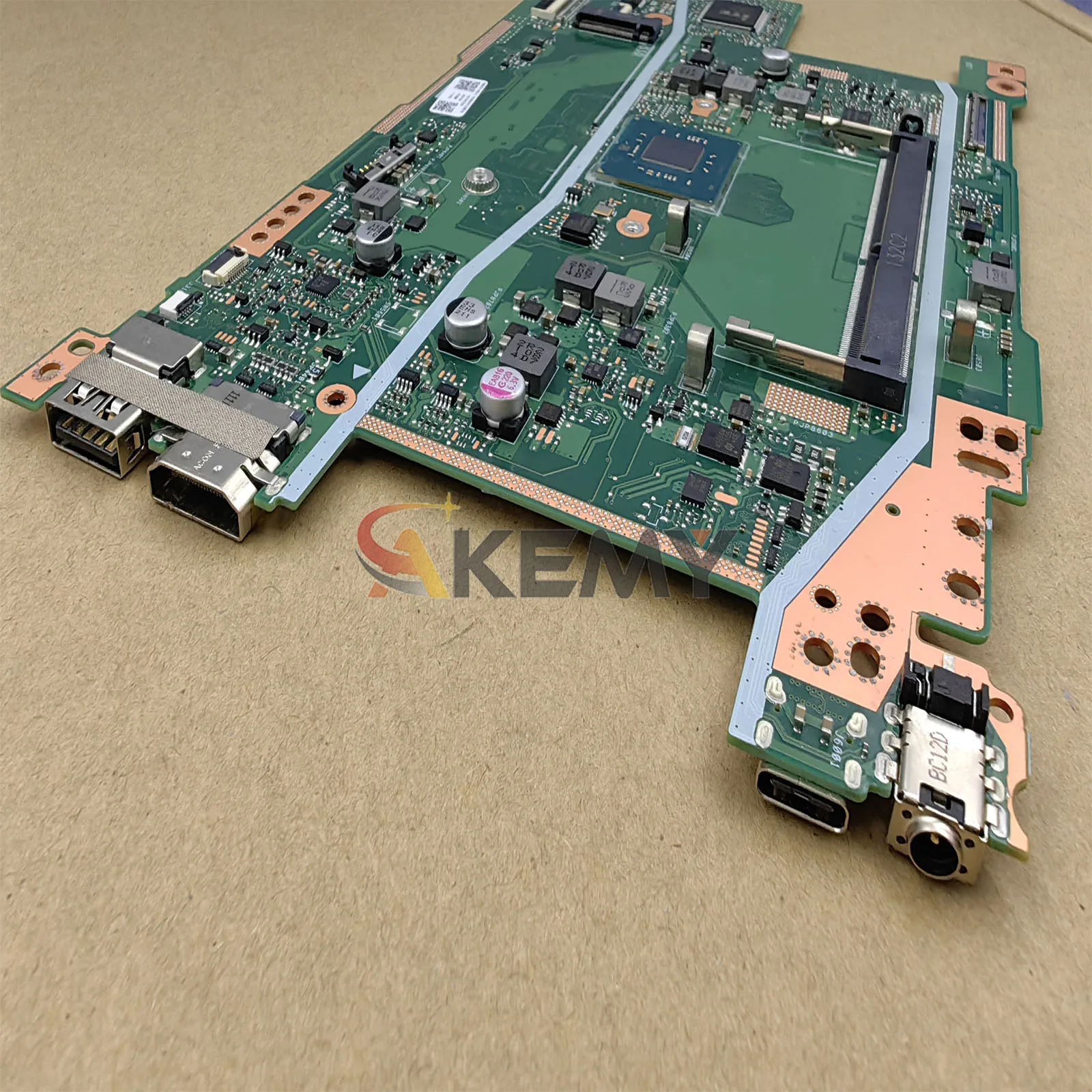 اللوحة الأم للكمبيوتر المحمول X515MA لـ ASUS VivoBook X515M X515MA اللوحة الرئيسية للكمبيوتر المحمول مع وحدة المعالجة المركزية Celeron 100% اختبار موافق الشحن السريع stk