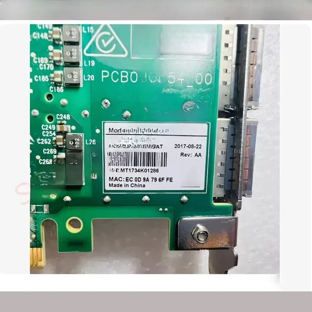 

For Mellanox CX414A ConnectX-4 40/56GbE PCI-Ex8 Dual Port 10 Gigabit Fiber Optic Network Card InfiniBand NIC MCX414A-BCAT