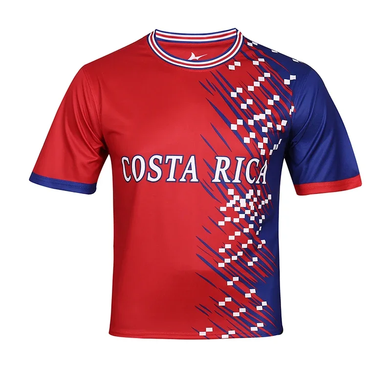 

The latest American Cup Costa Rica soccer jersey short sleeve football top wholesale quick dry daily soccer wear Soccer Jerseys