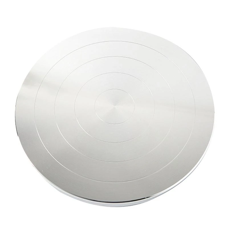 367A 15-30cm Pottery Wheel Double-Sided Aluminum Turntable DIY Clay Tools Rotary Plate Cake Rotating Table Ceramics Clay Tool