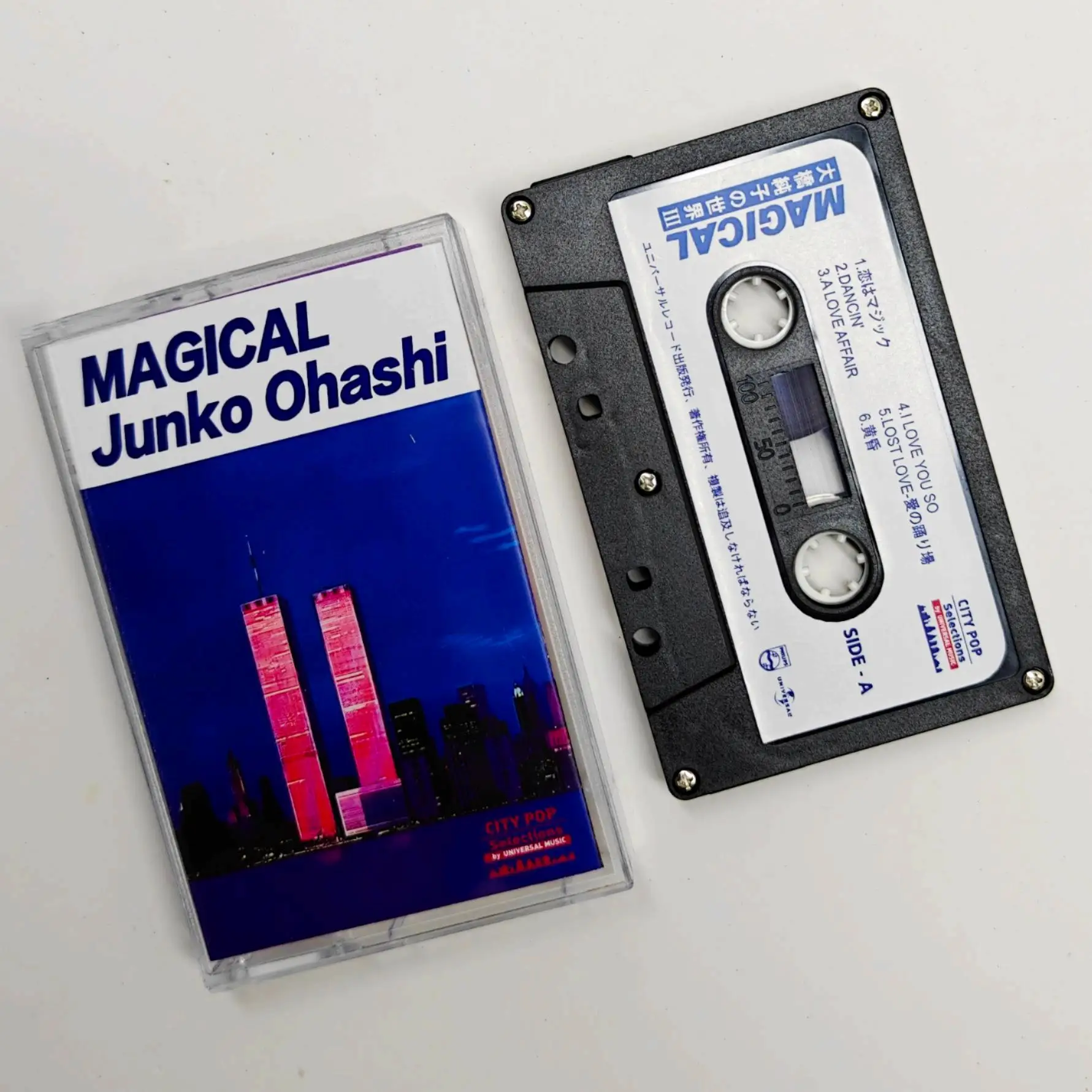 Retro R&B Junko Ohashi Music Tape MAGICAL Album Cassettes Cosplay Walkman Recorder Car Soundtracks Box Party Music Collection