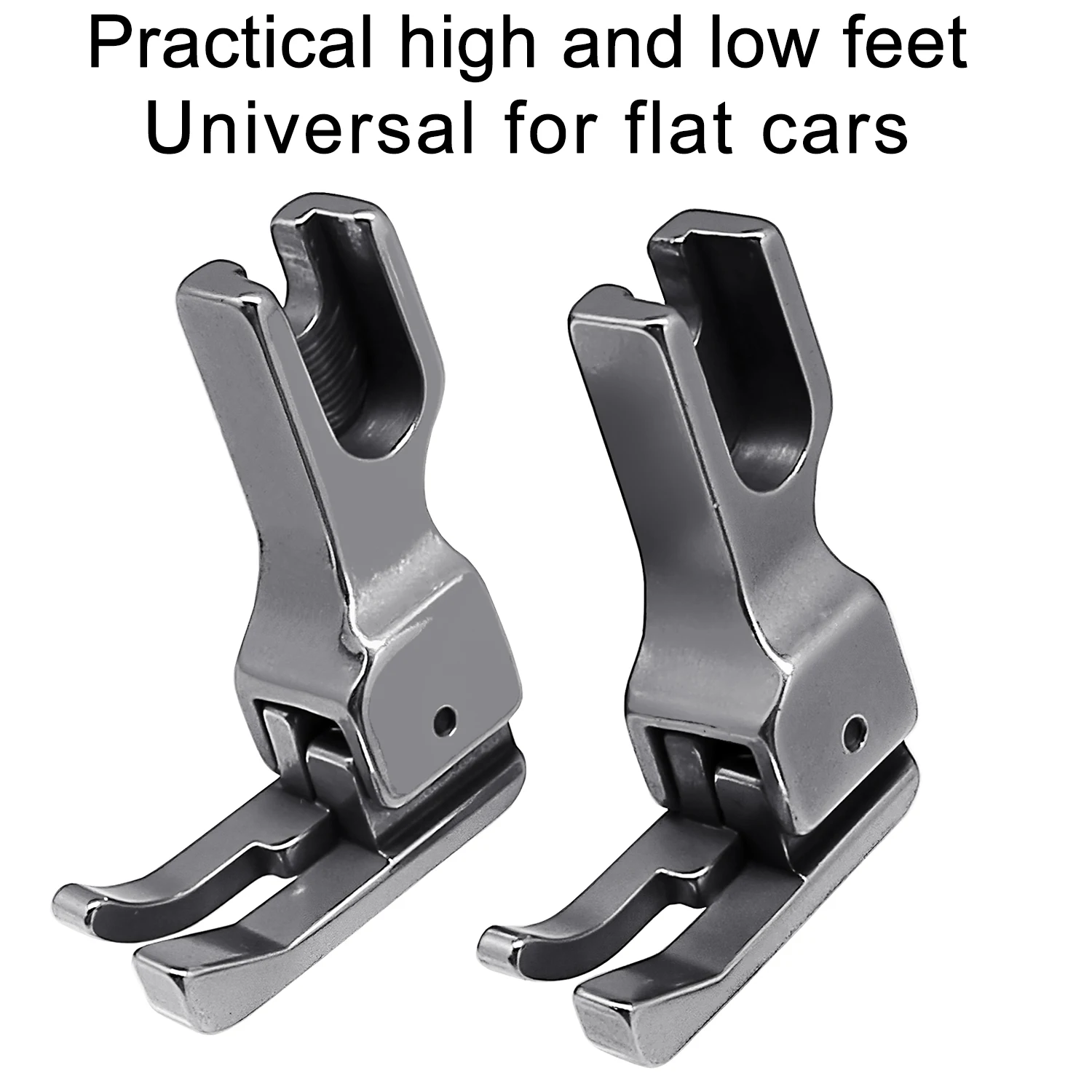 1Pcs Compensating Left/Right Edge Guide Narrow Type Zipper  Presser Foot For Knitt and Thin Materials Sewing Machine Accessories