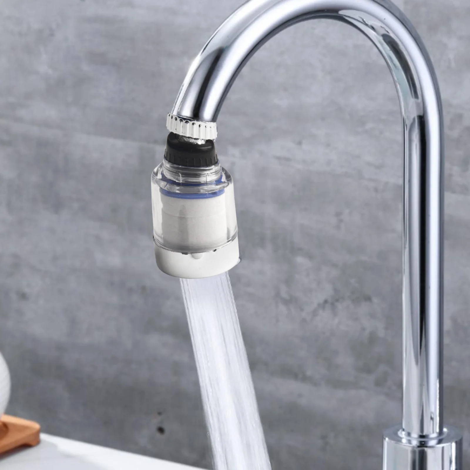 مريحة وعملية لتنقية مياه الاستحمام، فلتر الصنبور، تصميم موفر للمساحة، فلتر الشوائب، فلتر طويل الأمد للمنزل #2