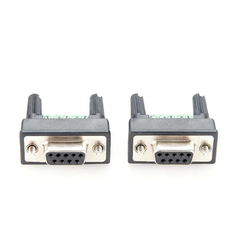 RS232 RS422 RS485 Serial Adapter DB9 To Terminal Block Connector For Premier Cable Industrial Data Acquisition Terminal