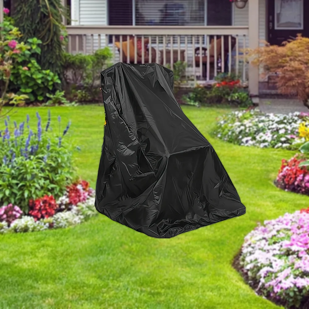 PVC Coated Garden Hose Reel Cover, Heavy-Duty Oxford Fabric UV-Resistant, Drawstring Closure for All-Weather Conditions