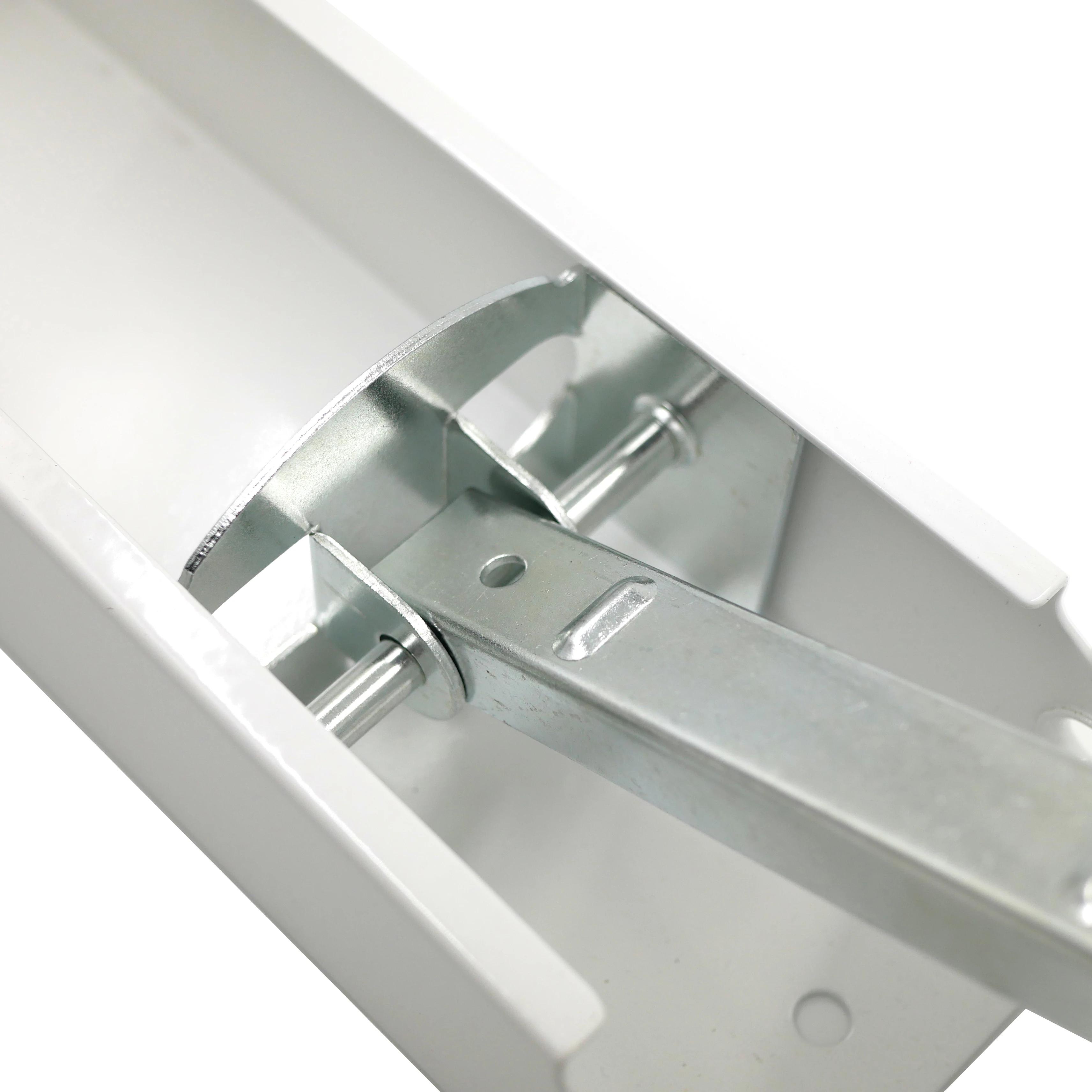 علبة كسارة يدوية بيضاء شديدة التحمل مثبتة على الحائط لإعادة التدوير