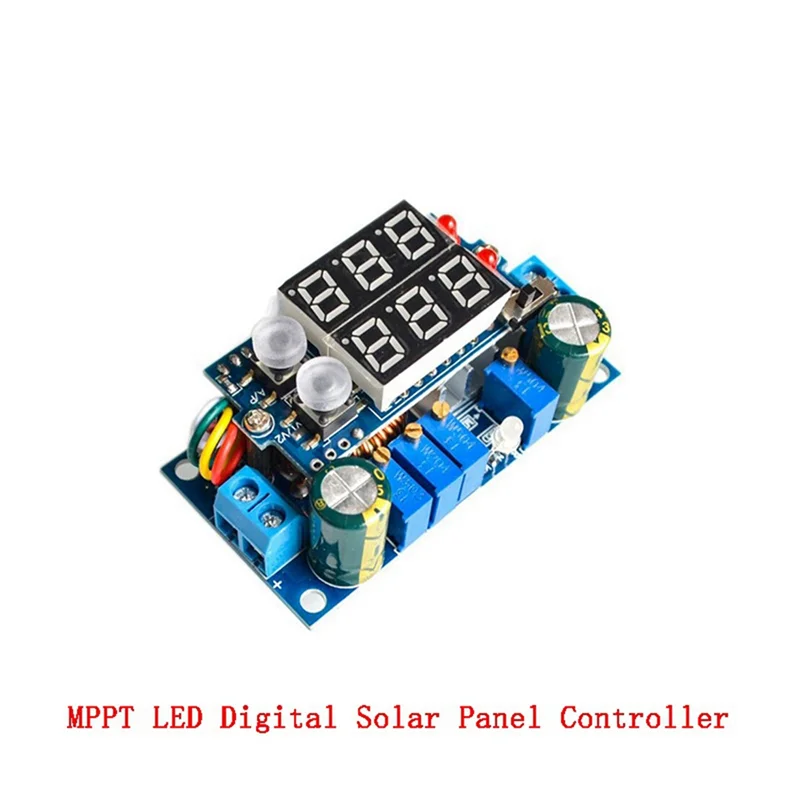3X تيار مستمر 6-36 فولت 5A MPPT LED وحدة تحكم اللوحة الشمسية الرقمية DC-DC تنحى شحن وحدة إمداد الطاقة-ABQU